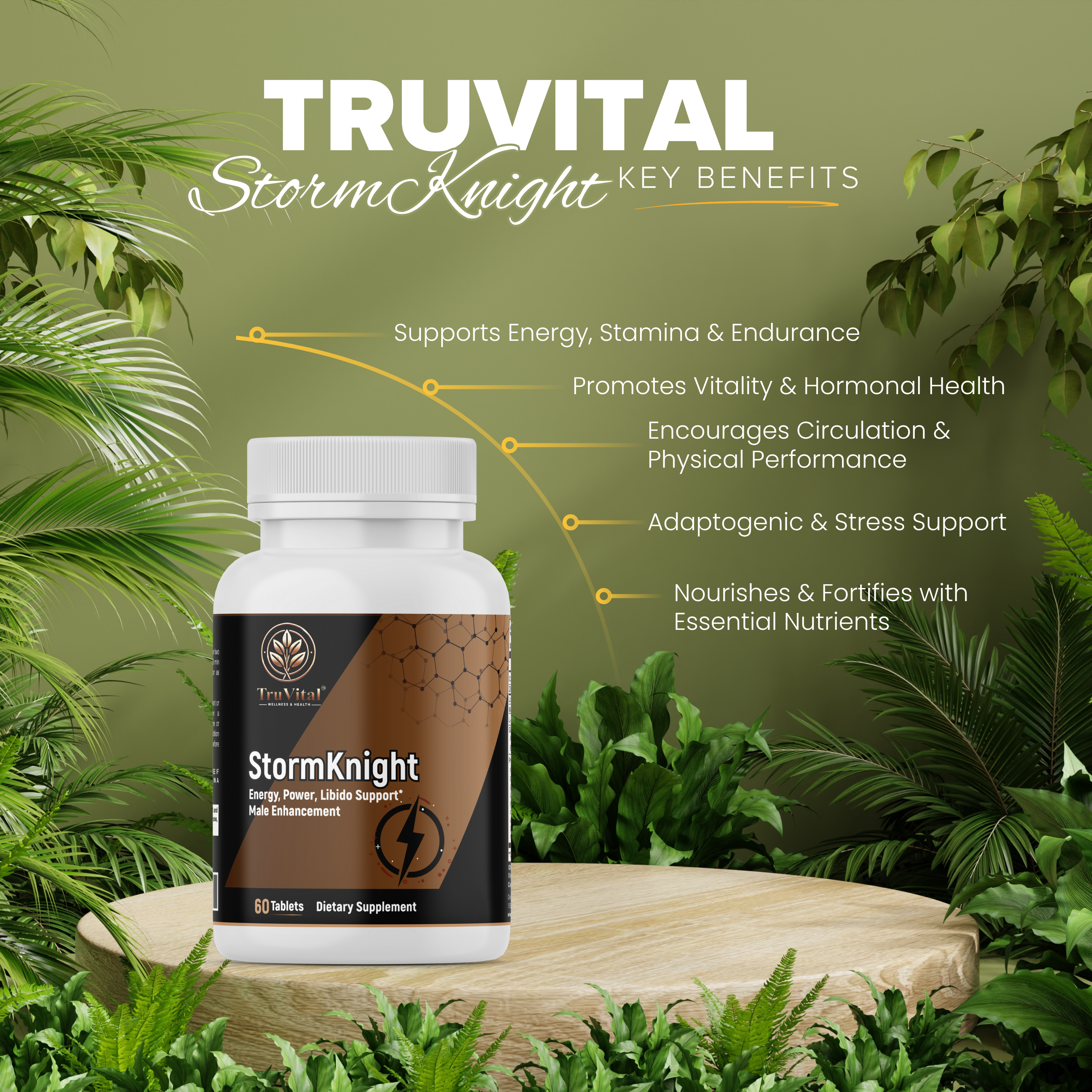 TruVital StormKnight – Male Vitality Support