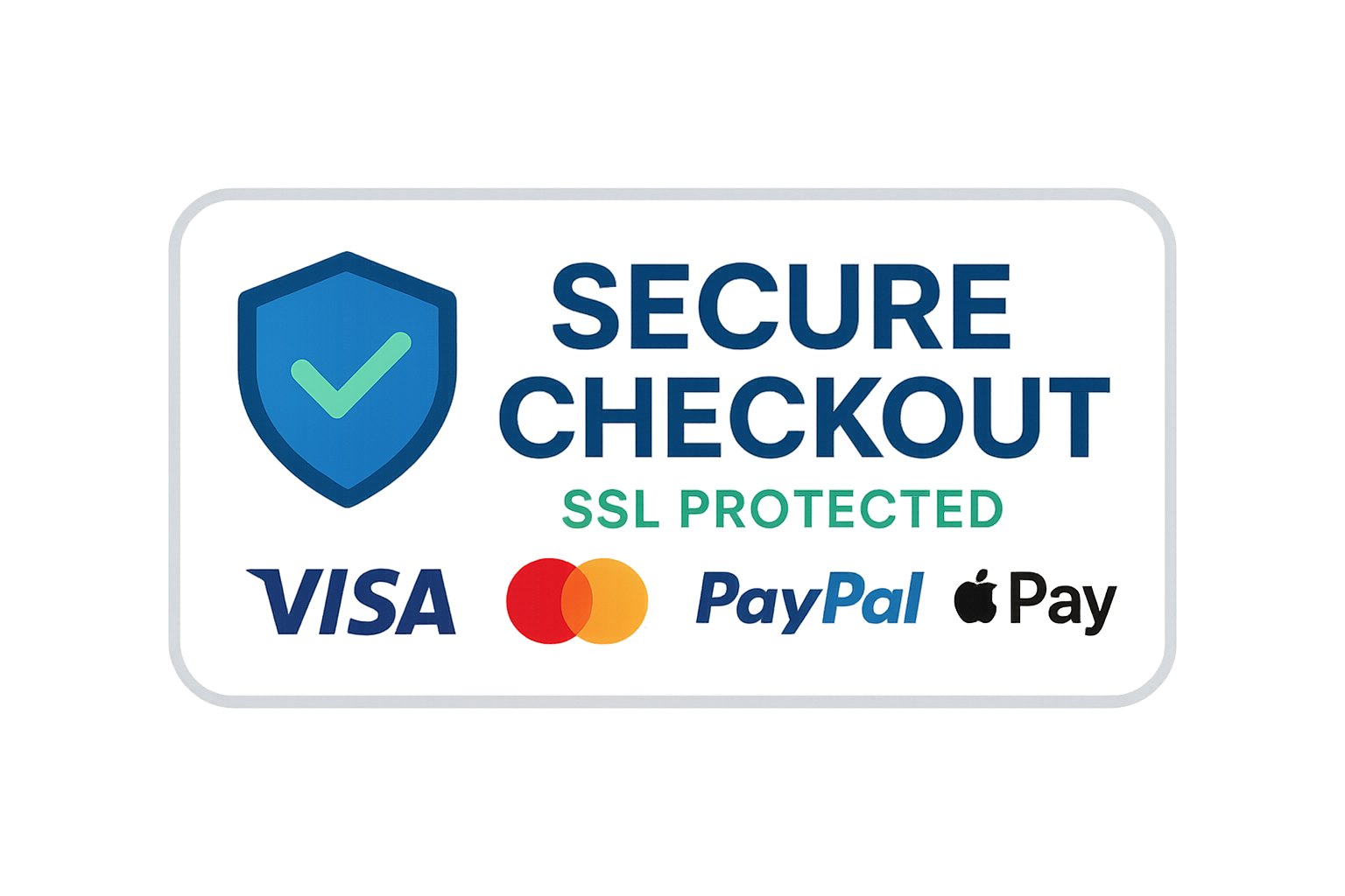 Generate a secure payment checkout trust badge